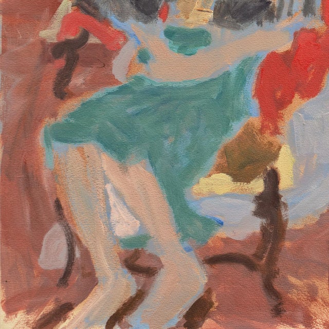 Paper 'Seated Nude' by Victor Di Gesu, Louvre, Académie Chaumière, Los Angeles County Museum of Art For Sale - Image 7 of 10