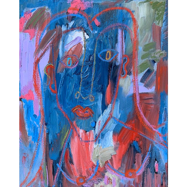 "November" is a bright, chic mixed media painting by celebrated Artist, Monica Shulman. Punctuating her rhythmic, gestural...