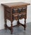 20th Century Pair of Spanish Nightstands With Two Drawers and Iron Hardware For Sale - Image 4 of 9
