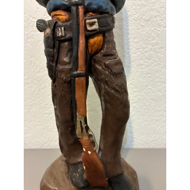 Mid-Century Modern Vintage Western Cowboy Figurine Statue For Sale - Image 3 of 13