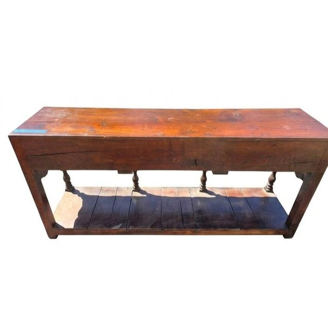 English 19th-Century English Oak Pot-Board Dresser Base (Or Sideboard) For Sale - Image 3 of 4