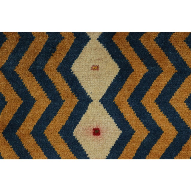 Traditional Vintage Persian Gabbeh Rug With Polychromatic Geometric Patterns | Rug & Kilim For Sale - Image 3 of 8