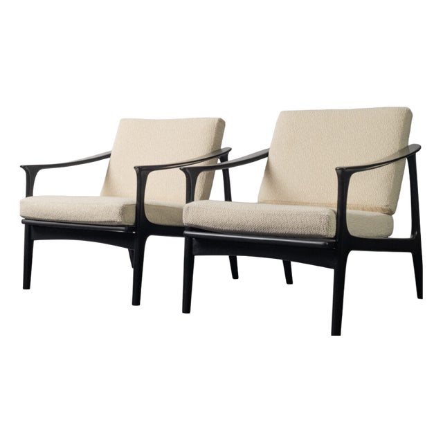 Vintage Lounge Chairs, 1950s, Set of 2 For Sale