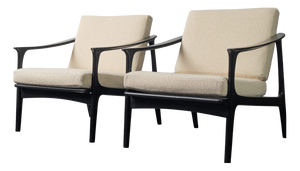 Vintage Lounge Chairs, 1950s, Set of 2