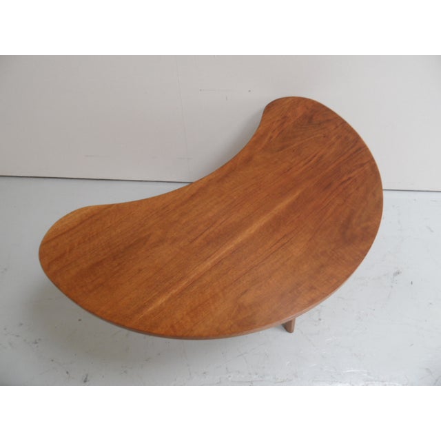1950s Mid-Century Moon-Shaped Coffee Table, 1950s For Sale - Image 5 of 13