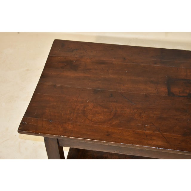 Circa 1910 American Walnut Work Table For Sale - Image 9 of 11