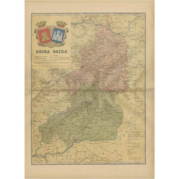 A Cartographic Portrait of Portugals Historic Frontier in 1903 For Sale - Image 6 of 6