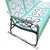 1950s Woodard Style 3 Seat Steel & Aluminum Scrolling Garden Sofa Bench For Sale - Image 11 of 11