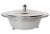 Traditional Silver Plated Covered Bowl For Sale