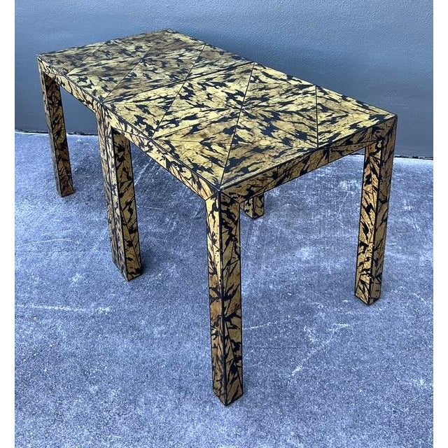 Vintage Regency Faux Finished Side Tables - A Pair For Sale - Image 10 of 10