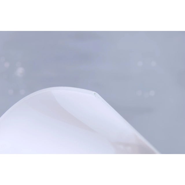 Metal Smoked & Opaline Glass Sconces from Veca, 1970s, Set of 3 For Sale - Image 7 of 15