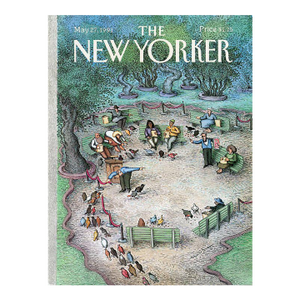 1991 Original New Yorker Magazine Cover, May 27, John O'Brien Cover Art, Pigeons