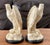 Vintage White Eagle Bookends - a Pair by Italian Sculptor A. Giannelli This fine pair of vintage white eagle bookends has...