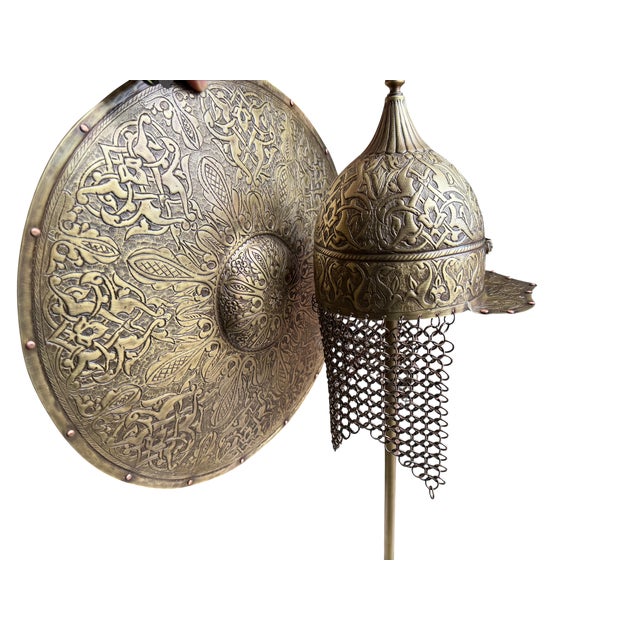 Forged Heritage: The Arabesque Armor Panoply Centuries of martial tradition command attention through heavy, hand-forged...