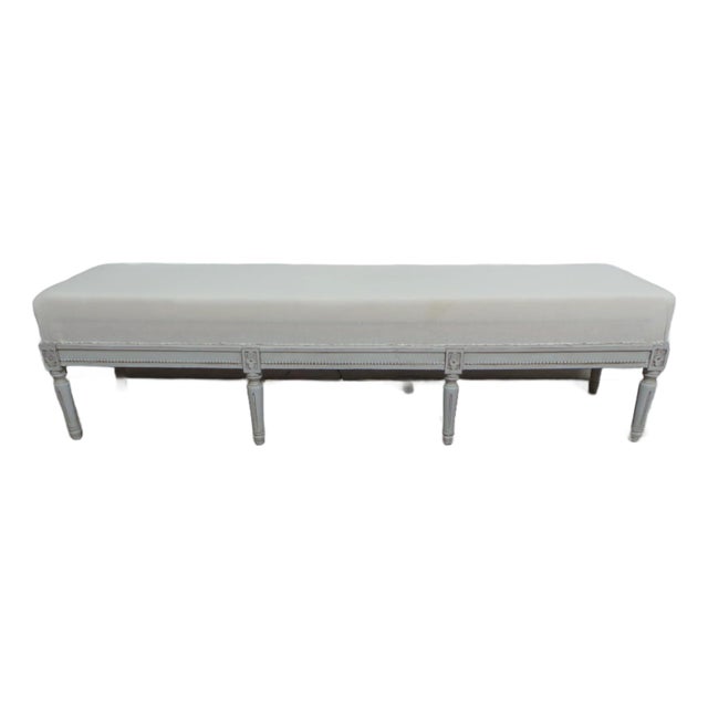 Swedish Gustavian Style Bench For Sale
