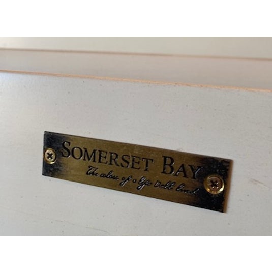 Wood Somerset Bay Water Hyacinth King Bed For Sale - Image 7 of 8