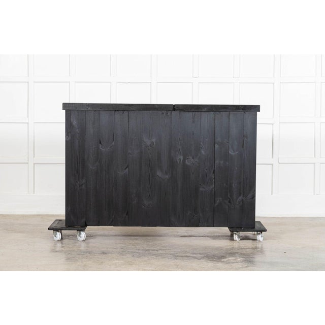 19th Century English Rustic Bleached Pine Dresser Base For Sale - Image 15 of 16