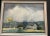 Folk Art Vintage Framed Watercolor Stormy Farm Landscape For Sale - Image 3 of 11