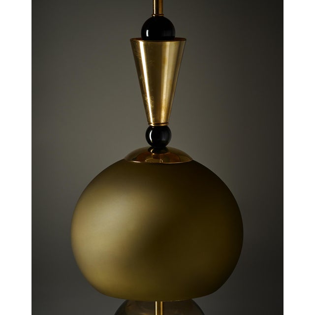 2020s Murano Glass Green Sottsass Style Lamps For Sale - Image 5 of 9