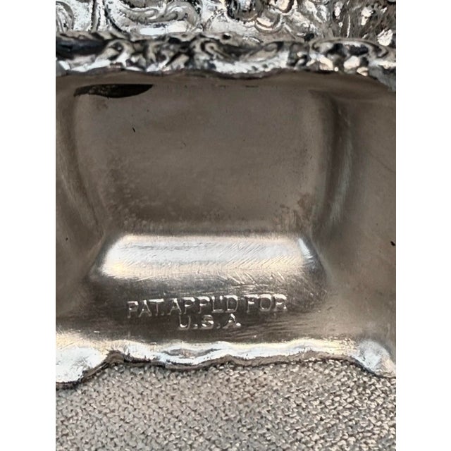 Rare Antique Weidlich Brothers Jewelry Casket With Silk Interior & Twisted Cord For Sale - Image 10 of 12