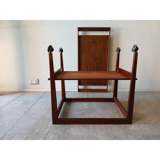 Vintage Danish Trolley with Removable Tray from Soborg Mobler, 1960s For Sale - Image 9 of 13