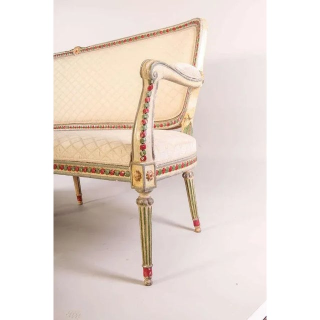 18th Century North Italian Painted Sofa For Sale - Image 5 of 9