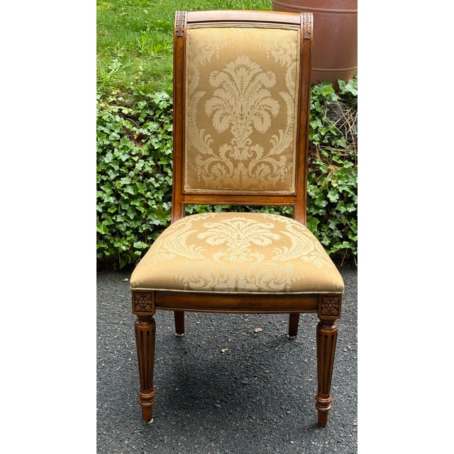 Ethan Allen Townhouse Collection “Addison” French Regency Dining Chairs - Set of 4 For Sale In New York - Image 6 of 12