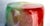 Glamorous Mid-Century Cased–Glass Block Vase With Red Interior - Makora Krosno Poland For Sale - Image 15 of 17