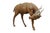 Mid 20th Century 1960s Artisan Italian Leather Antelope Gazelle Blackbuck Figurine Statue 14" For Sale - Image 5 of 11