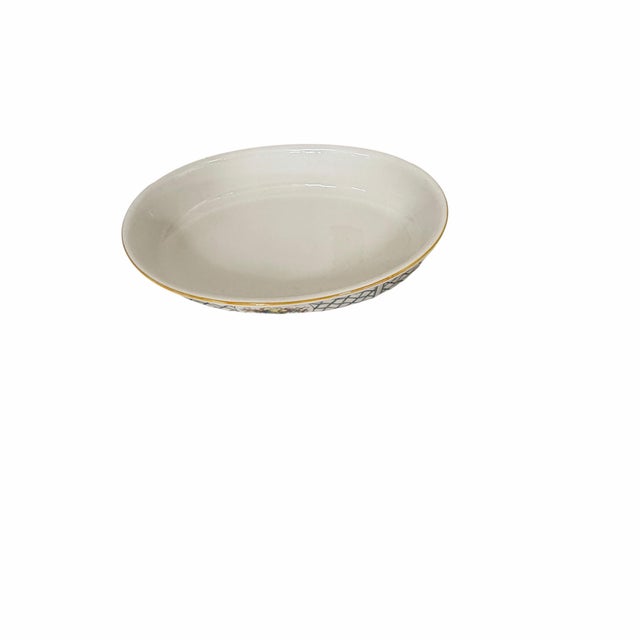 Farmhouse Villeroy & Boch Basket Pattern Oval Casserole Dish - Set of 3 For Sale - Image 3 of 7