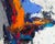 Abstract Abstract Oil on Board Painting by Harry Mintz For Sale - Image 3 of 7
