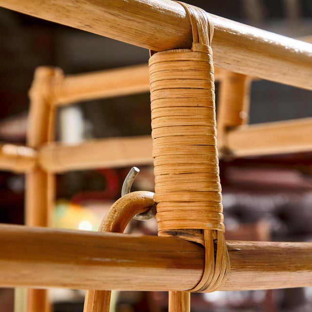 Vintage Bamboo Cradle, 1960s For Sale - Image 13 of 16