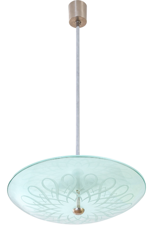 Pendant Lamp by Gio Ponti for Fontana Arte, 1940s