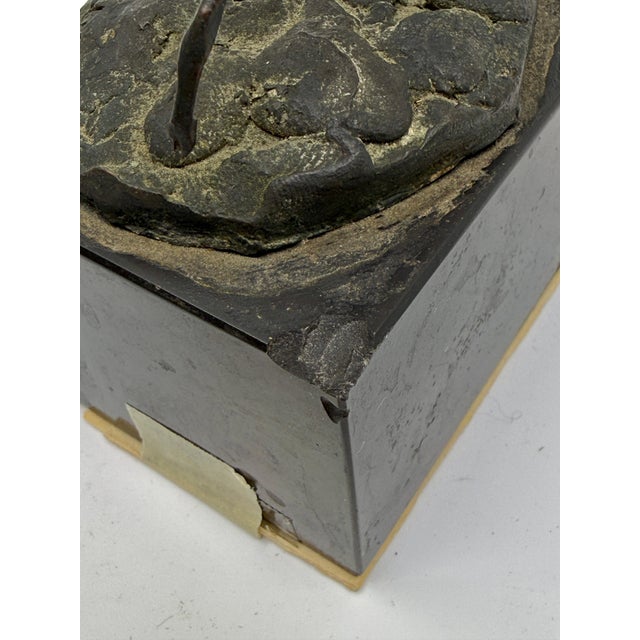 1950s 1950s Bronze Stag by the noted American Sculptor Frank Eliscu Original Receipt For Sale - Image 5 of 15