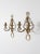 Antique Victorian Brass Candle Sconces For Sale - Image 4 of 12
