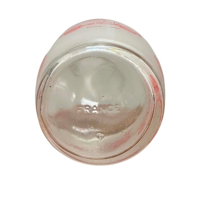 Vintage French Glass Decanter With Early Automobile Motif, Made in France, 1960s For Sale - Image 4 of 4