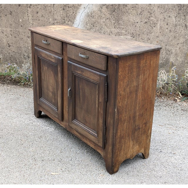 Antique French Country Buffet, 1890s For Sale - Image 3 of 16