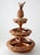 Vintage Mid-Century Carved Wood Tiered Lazy Susan With Pineapple Finial For Sale - Image 17 of 17