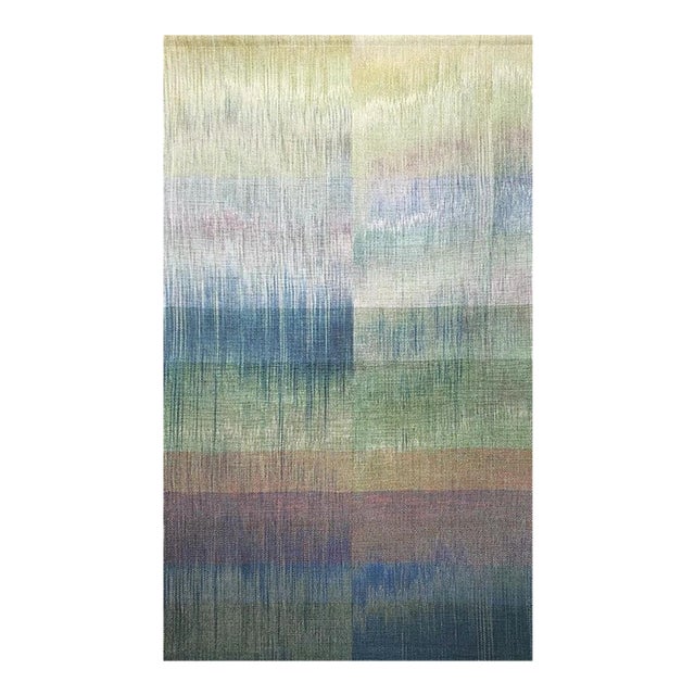 Cloud Landscape: Handwoven Textile Panel / Woven Art Wall Hanging/ Tapestry For Sale