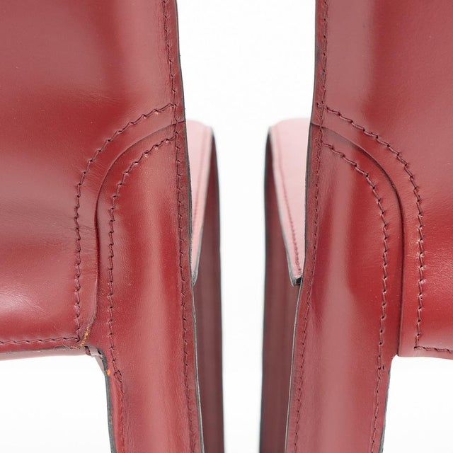 Cab Chairs by Mario Bellini for Cassina, 1990s, Set of 6 For Sale - Image 17 of 18