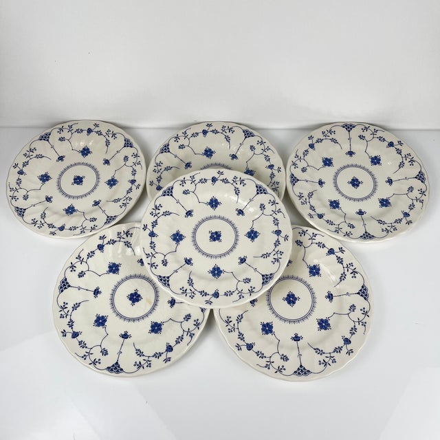 Ceramic Vintage Myott Meakin Dessert Plates, 1970s, Set of 6 For Sale - Image 7 of 11