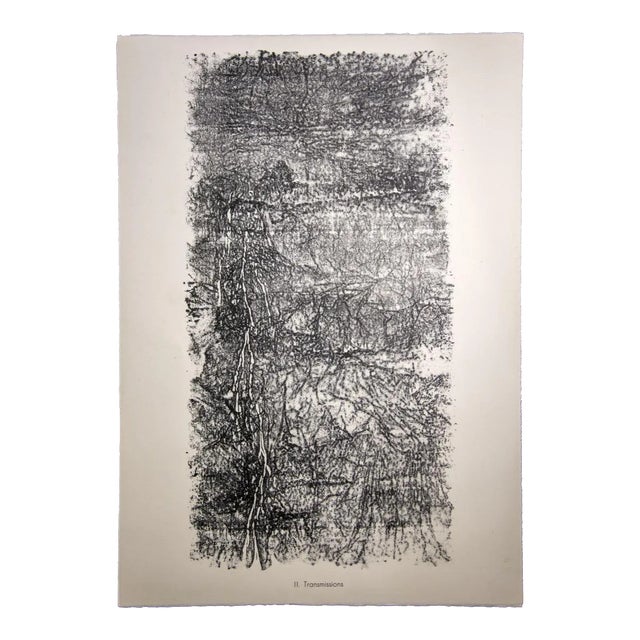 Jean Dubuffet, Transmissions, Original Lithograph, 1959 For Sale