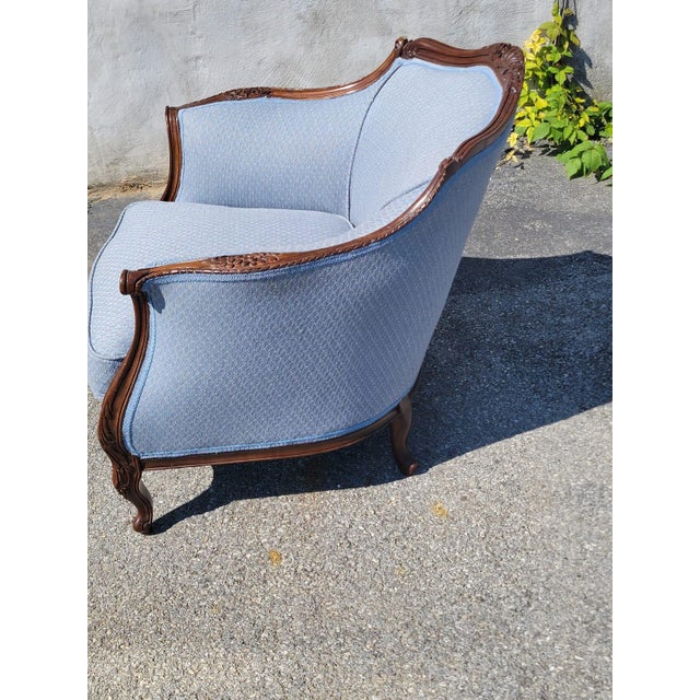 1930 Italian Club Living Room Chair Beachwood For Sale - Image 9 of 17