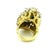 1960s 18k Gold Turquoise and Diamond Freeform Cocktail Ring, Size 7.5 For Sale In Miami - Image 6 of 17