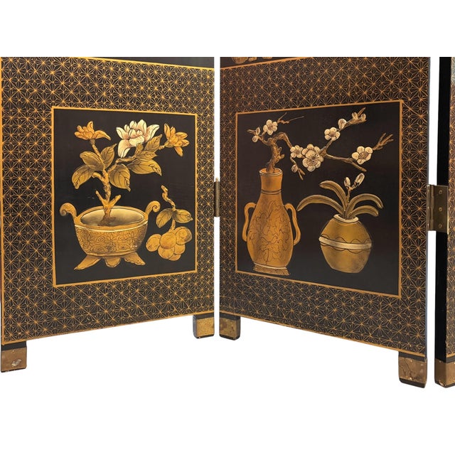 Chinoiserie Coromandel Six Panel Screen For Sale - Image 12 of 18