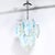Mid-Century Hand-Blown Murano Opalescent & Cerulean Detail Glass Chandelier For Sale - Image 11 of 18