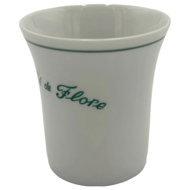 1990s Cafe De Flore Paris France Restaurant Small Porcelain Milk Cup For Sale - Image 9 of 12