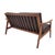 Mid-Century Modern Mid-Century Modern Scandinavian Sofa in Beech Wood and Leather, 1970s For Sale - Image 3 of 16