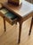 Contemporary 1850s American Primitive Honey Wood Accent Table With Sheraton Legs For Sale - Image 3 of 8