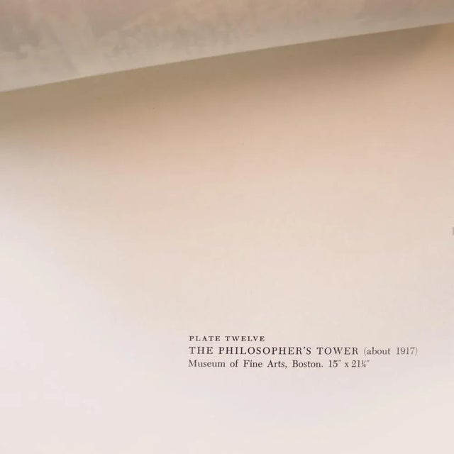 1950s After Maurice Utrillo "The Philosopher's Tower", First Edition Impressionist Print For Sale In Dallas - Image 6 of 8